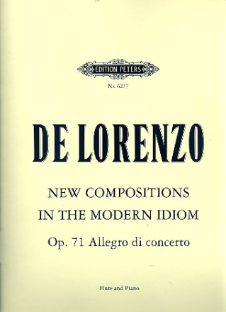 Allegro de concerto op.71 fr Flte und Klavier