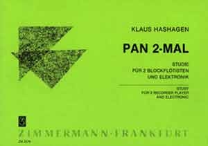 PAN 2-MAL STUDIE FUER 2 BLOCK- FLOETISTEN UND ELEKTRONIK