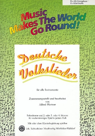 Deutsche Volkslieder fr flexibles Ensemble Altsaxophon/Klarinette in Es