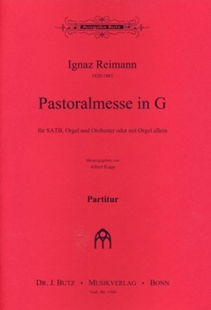 Pastoralmesse G-Dur fr gem Chor, Orgel und Orchester oder mit Orgel allein