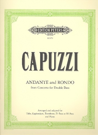 Andante and rondo from double bass concerto fr Klavier und Tuba (Euphonium, Posaune, Bass in Es, Bass in B)