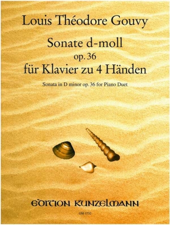 Sonate d-Moll op.36 fr Klavier zu 4 Hnden