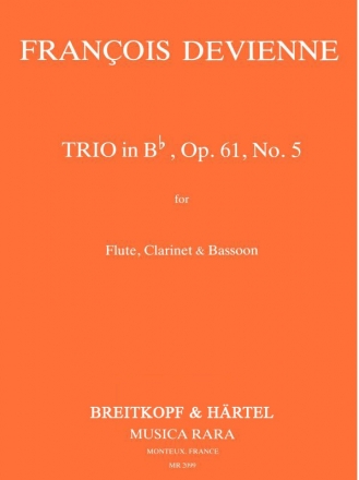 Trio B-Dur op.61,5 fr Flte, Klarinette und Fagott Stimmen