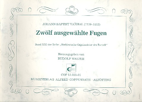 12 ausgewhlte Fugen fr Orgel