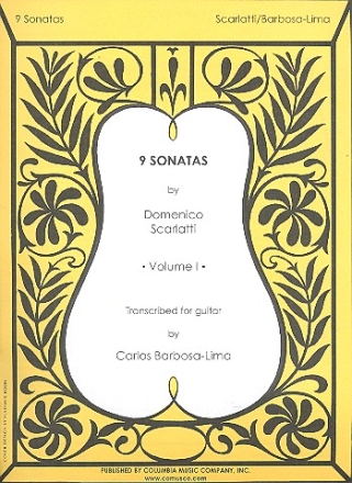 9 Sonatas vol.1 (1-5) for guitar