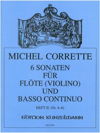 6 Sonaten op.13 Band 2 (Nr.4-6) fr Flte (Violine) und Bc