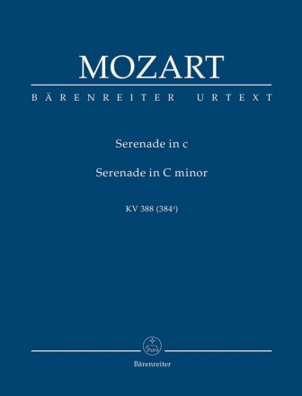 Serenade c-Moll KV388 fr 2 Oboen, 2 Klarinetten, 2 Hrner, 2 Fagotte Partitur