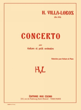 Concerto pour guitare et petit orchestre fr Gitarre und Klavier