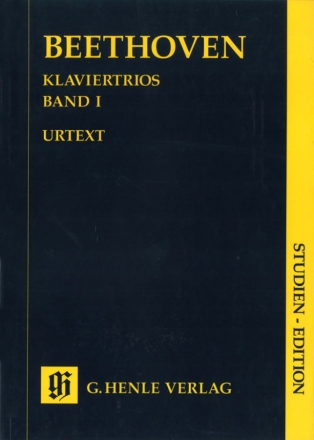 Klaviertrios Band 1  Studienpartitur