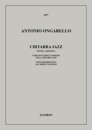 Chitara Jazz Tecnica armonica corso propedeutico all'improvvisazione