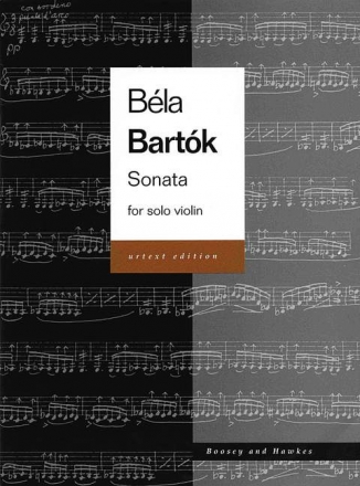 Sonata for solo violin Urtext Edition