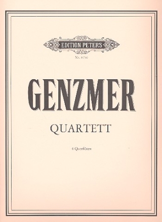 Quartett fr 4 Flten Partitur und Stimmen