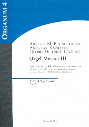 Orgelmeister Band 3  