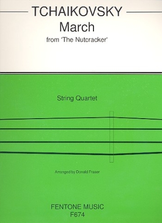 March from The Nutcracker for string quartet score and parts