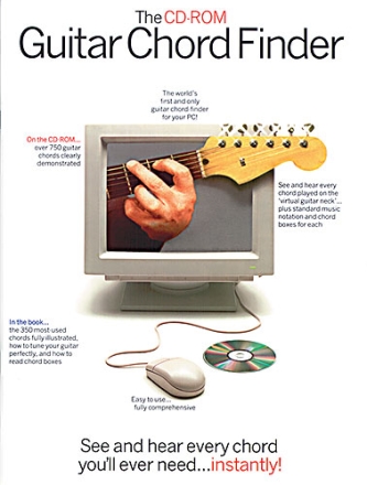 GUITAR CHORD FINDER CD-ROM SEE AND HEAR EVERY CHORD YOU'LL EVER NEED...INSTANTLY!