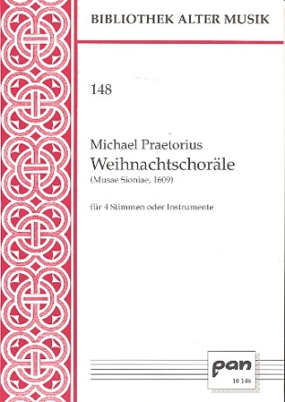 Weihnachtschorle fr 4 Stimmen oder Instrumente (SATB) 4 Partituren