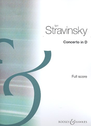 Concerto in D fr Streichorchester Partitur
