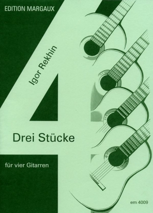 3 Stcke fr 4 Gitarren Partitur