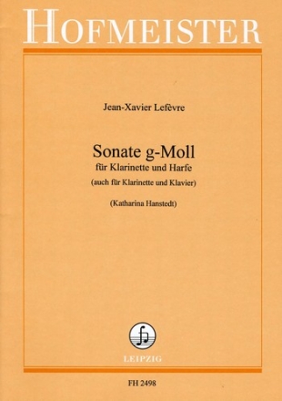Sonate g-Moll fr Klarinette und Harfe