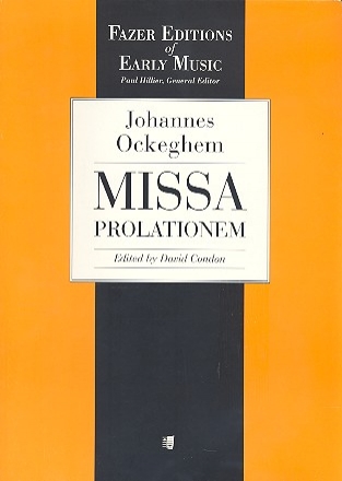 Missa prolationem for mixed chorus a cappella score