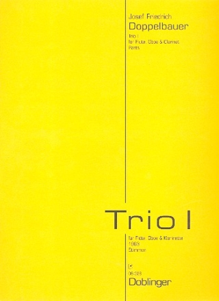 Trio Nr.1 fr Flte, Oboe und Klarinette Stimmen