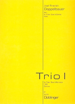 Trio Nr.1 fr Flte, Oboe und Klarinette Stimmen