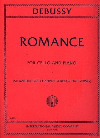 Romance for cello and piano