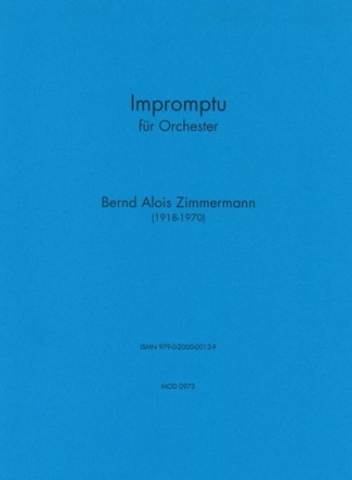 Impromptu fr Orchester Partitur
