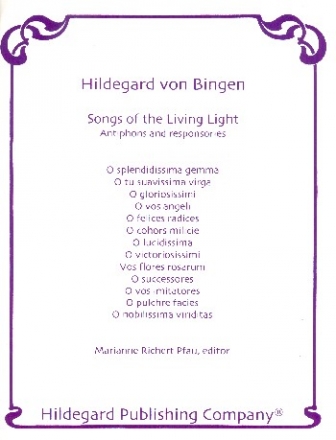 Songs of the living Light Antiphons and responsories for voice (lat)
