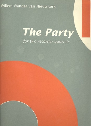 The Party for 2 recorder quartets score and parts