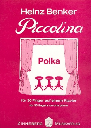 Piccolina Polka fr 30 Finger (6 Hnde) auf einem Klavier