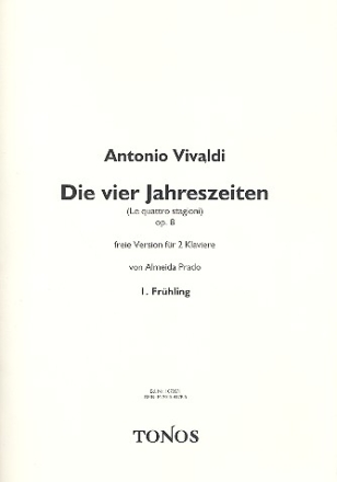 Frhling aus Die vier Jahreszeiten op.8,1 fr 2 Klaviere Partitur