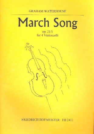 March Song op.21,1 fr 4 Violoncelli