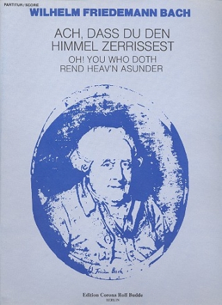 Ach da du den Himmel zerrissest Weihnachtskantate fr soli (SATB), Chor, Orchester und Orgel,  Partitur (dt/en)