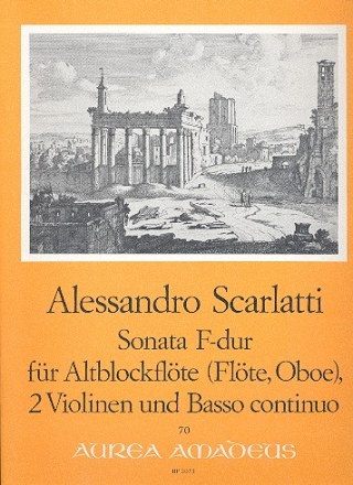 Sonate F-Dur fr Altblockflte (Flte,Oboe), 2 Violinen und Bc Stimmen