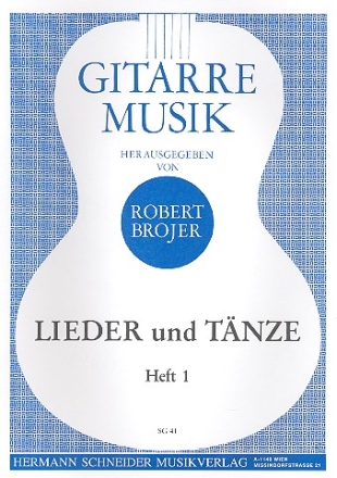 Lieder und Tnze Band 1 fr Gitarre