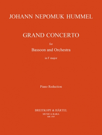 Grand concerto for bassoon and orchestra for bassoon and piano