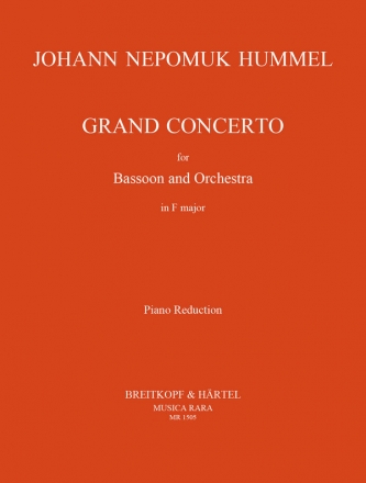 Grand concerto for bassoon and orchestra for bassoon and piano