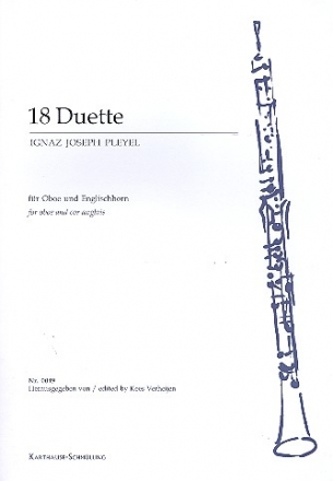 18 Duette für Oboe und Englischhorn Spielpartitur
