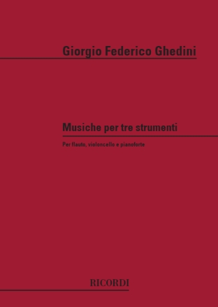 MUSICHE PER TRE STRUMENTI PER FLAUTO, VIOLONCELLO E PIANOFORTE Stimmen
