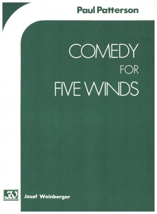 Comedy for 5 Winds fr Flte, Oboe, Klarinette, Horn und Fagott Studienpartitur