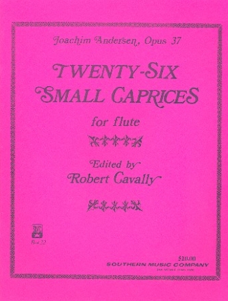 26 small Caprices op.37 for flute