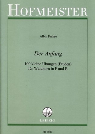 Der Anfang fr Waldhorn in F und B