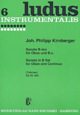Sonate B-Dur fr Oboe und Bc