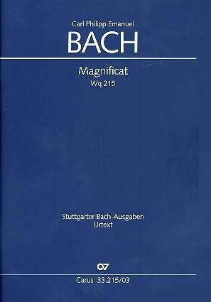 Magnificat D-Dur WQ215 fr Soli, gem Chor und Orchester Klavierauszug