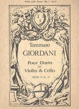 4 Duets vol.2 (nos.3-4) for violin and violoncello score and parts