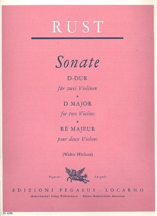 Sonate D-Dur fr 2 Violinen
