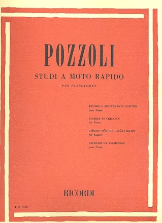 Studi a Moto rapido per pianoforte Etden fr die Gelufigkeit fr Klavier