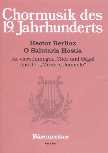 O SALUTARIS HOSTIA FUER GEM CHOR UND ORGEL    PARTITUR (LA) MESSE SOLENNELLE