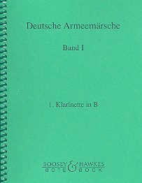 Deutsche Armeemrsche Band 1 fr Blasorchester Klarinette 1 in B